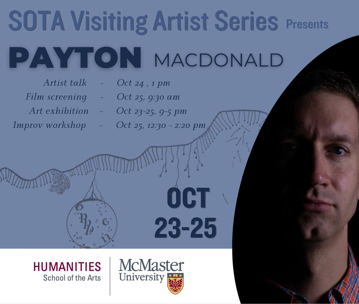 Looking forward to hosting multi-disciplinary artist Payton MacDonald next week at @McMasterU! For details see: maplelab.net/payton-macdona… #composition #percussion #art #documentarelanonimato