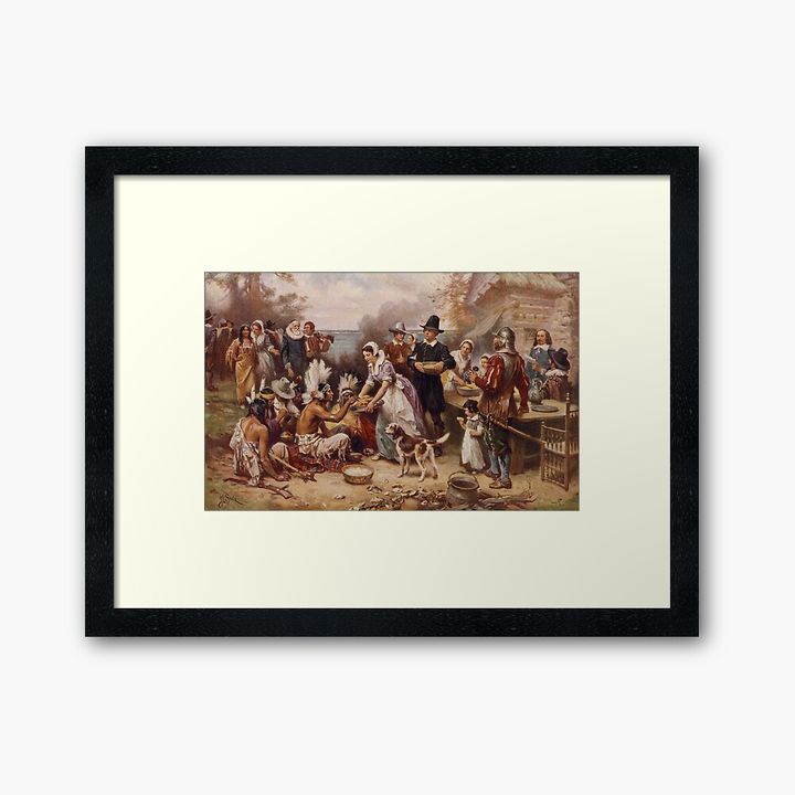 Check out this great Thanksgiving print!
The First Thanksgiving 1621 - Jean Leon Gerome Ferris Framed Art Print
bit.ly/3cHEig6
#Thanksgiving2022 #TheFirstThanksgiving #JeanLeonGeromeFerris
#Pilgrims #NativeAmericans #WallArt #Art #FramedPrints