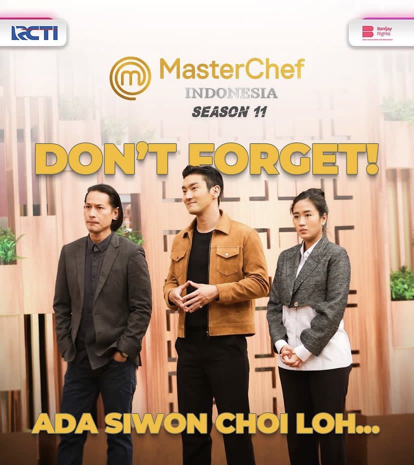 Bukan main, mas Agung dateng ke galeri master chef season 11 👏👏

#ChoiSiwon semakin di depan