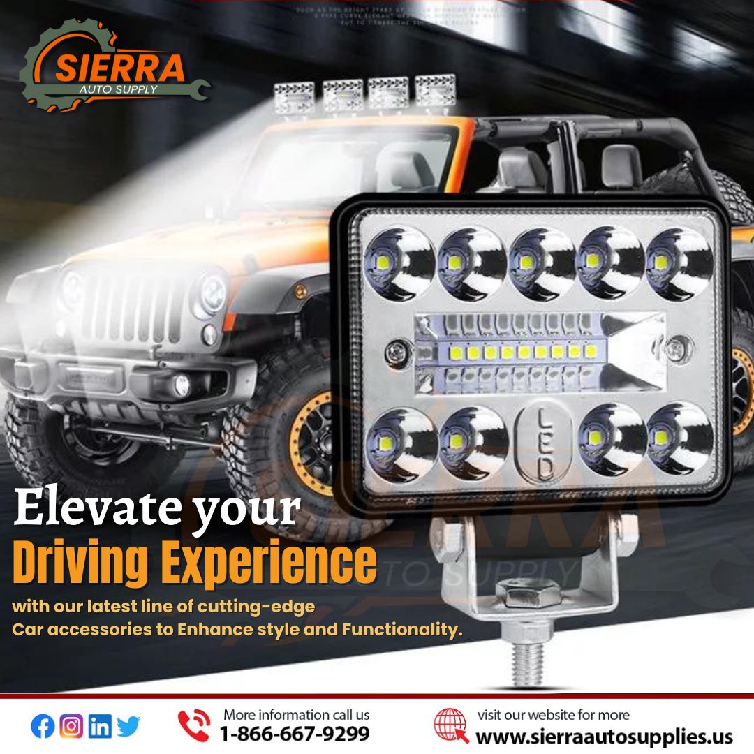 Elevate your driving experience with the latest line of cutting-edge car accessories from SIERRA AUTO SUPPLIES to enhance style and functionality.
.
.
.
.
#CarTechTrends #AutoAccessories #CarGadgets
#InnovativeDriving #AutoUpgrades #twitterpost #twittermarketing #twitterpage.