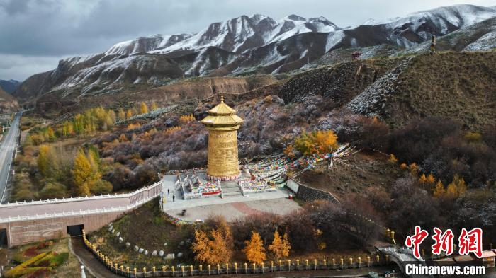 TibetNews11's tweet image. #struttura #sacra #buddista a #Sunan nel #Gansu