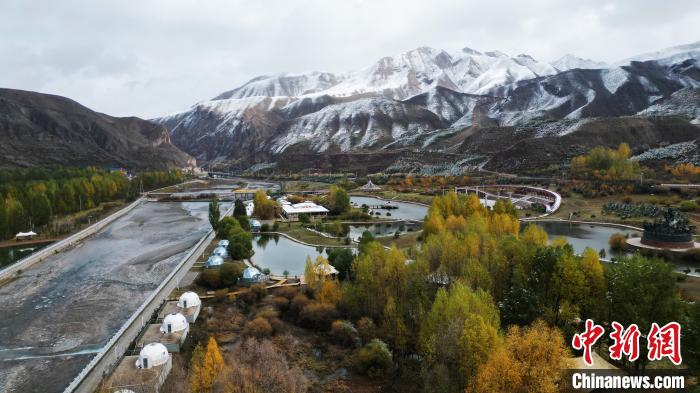 TibetNews11's tweet image. #struttura #sacra #buddista a #Sunan nel #Gansu