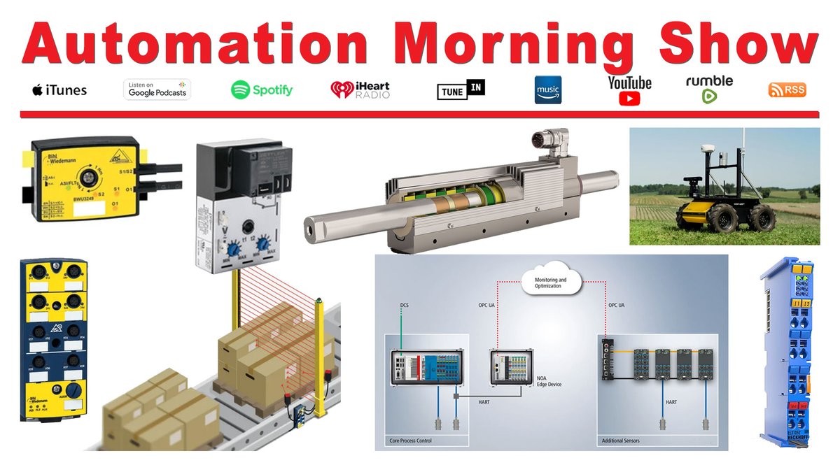 InsightsInAutom's tweet photo. Today I cover news about @Siemens Steps Into #ZeroTrust, #Edge Computing Impact on Food and Bev, #Digitalize with #SmartManufacturing, @ISA_Automation Learns What’s Next for #ClearpathRobotics, @BeckhoffUSA Integrates NOA and #EthernetAPL, @BihlWiedemannNL on #ASi-5 Safety Muting, @NTI_AG on High-Performance Motors, @ProSense T30R Series Timer Relays, ISA on Leveraging #MQTT, Automated Vehicles in 2023, @GraceTechIA on Why #NFPA70E Matters, #TIAPortal V18 SP2 and more in the #AutomationMorningShow for October 19, 2023:
https://t.co/eQU2zrirSG
#Automation #Manufacturing #News