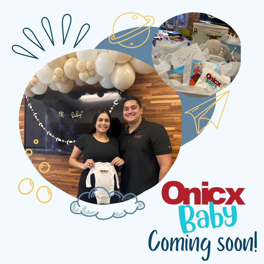 Onicx Baby coming soon! So happy to sprinkle Dan &amp; Stephanie with a little Onicx love!  We all can't wait to meet baby Camden!