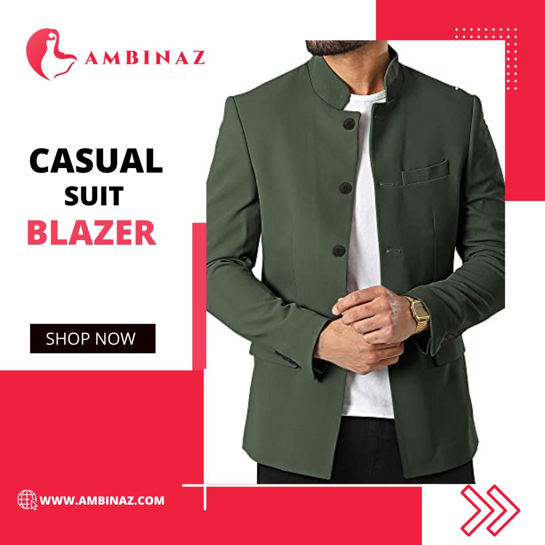 🕴️ Elevate your style with our Men's Casual Suit Blazer Jackets! Perfect for any occasion, this blazer is the epitome of sophistication and comfort.

Whether it's a formal event or a casual night out, this blazer is your go-to choice. 

Shop Now: ambinaz.com

#Fashion