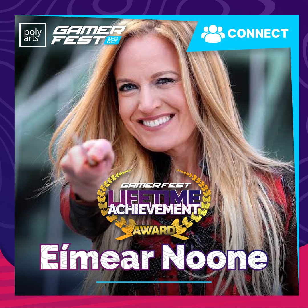 🏆LIFETIME ACHIEVEMENT AWARD 2023🏆 We are honored to announce that Irish conductor and composer, @eimearnoone will be the recipient of the GamerFest Lifetime Achievement Award this year 💙💜🩵 Eímear’s composing and conducting work includes 26 film and video game titles,
