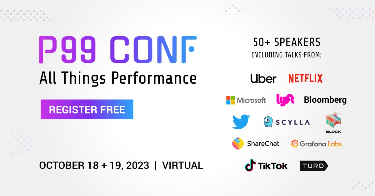 If you haven't registered yet, don't miss the chance to enjoy Day 2 of <a href="/P99CONF/">P99CONF</a>. Even if you can't be with us live, you can still secure on-demand access to all sessions here: bit.ly/43RHzlV

Don't miss these speakers who will be sharing their insights with you today: