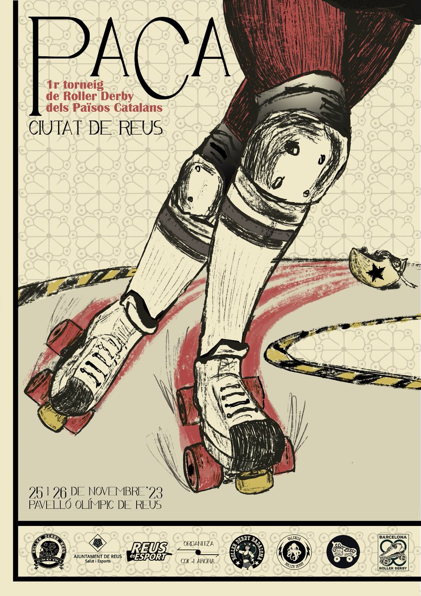 🌹PACA 1er Torneig dels Països Catalans 🌹
📌 Reus
📅 Días 25 y 26 de noviembre.
🕘 Sábado de 9:00 a 20:00.
🕘Domingo de 9:00 a 16.00.
ℹ️ @reusrollerderby @arde_rollerderby