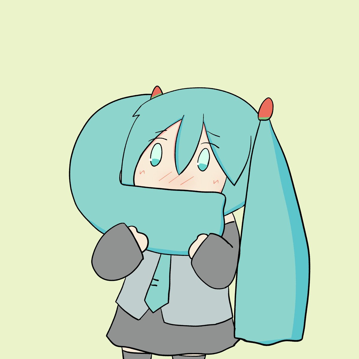 初音ミク 「」|ツインテール今村のイラスト