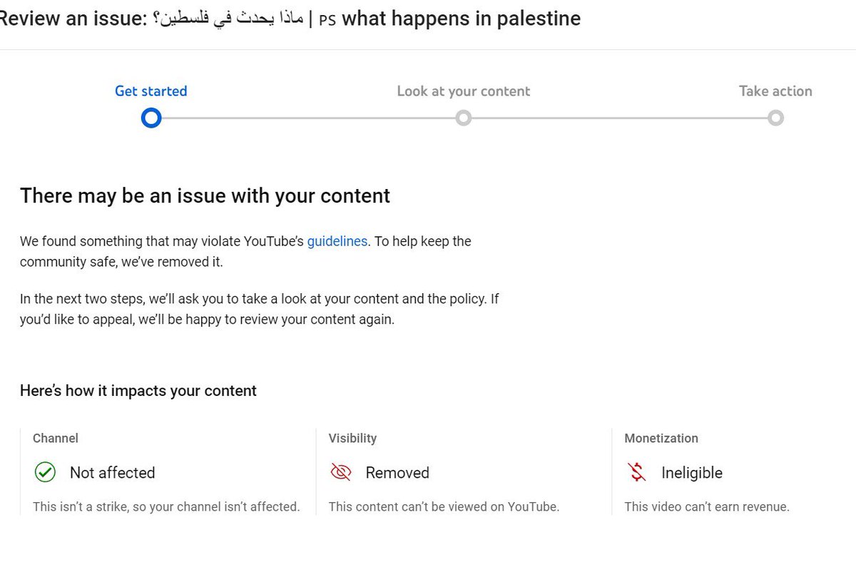 يوتيوب تأثروا من الكلام البسيط الي قلته عن أهلنا في فلسطين وحذفوا المقطع❌ شكراً لكم على حرية الرأي😂

أجل اذا الموضوع كذا بقول الكلام الي بقلبي وخلهم يحذفون القناة بكبرها