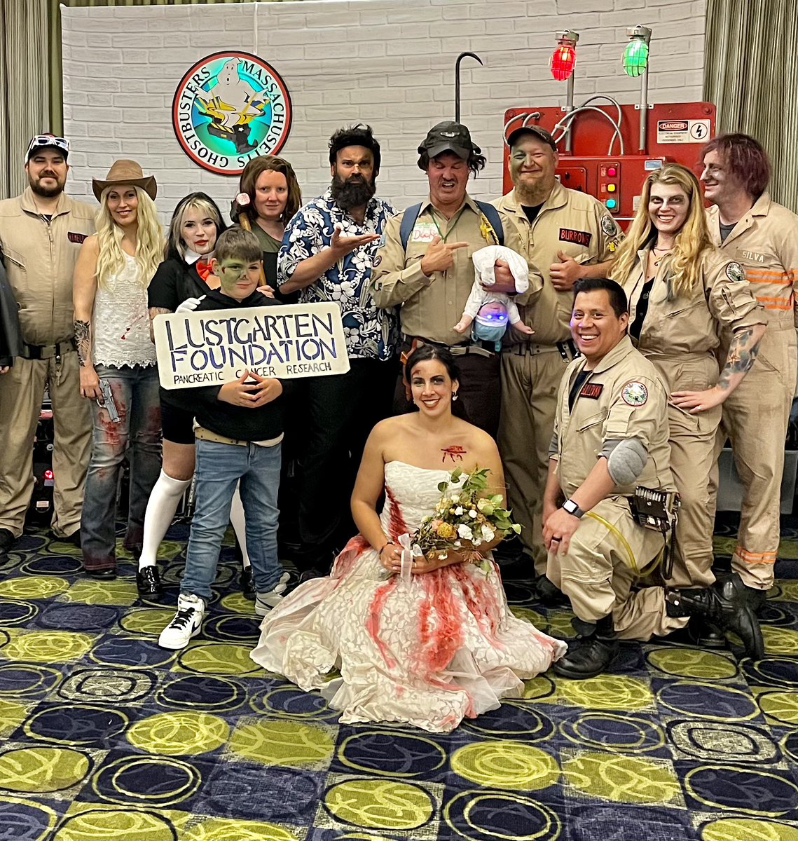 Thank you to <a href="/DaveSheridan/">Dave Sheridan</a> for taking a few moments to show support for those affected by pancreatic cancer at <a href="/MonstahXpo/">MonstahXpo</a>.  We raised $633+ for <a href="/lustgartenfdn/">Lustgarten Foundation</a> at the show!

Couldn’t attend?  Donate here:  bit.ly/3Vh1oyy.💜 #scarymovie #officerdoofy #monstahxpo #cosplay