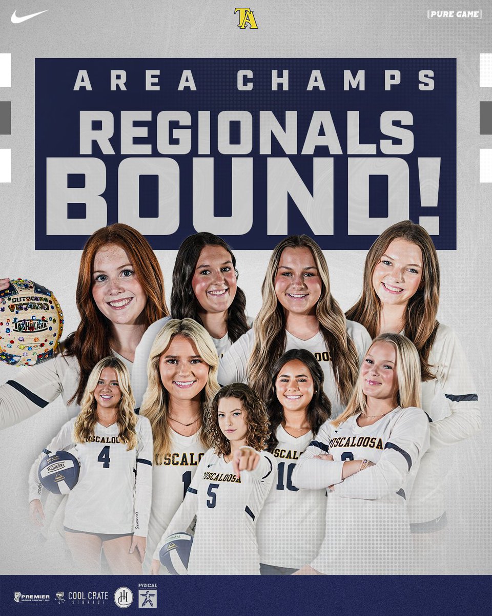 TA_Athletics's tweet photo. 𝗦𝗨𝗣𝗘𝗥 𝗥𝗘𝗚𝗜𝗢𝗡𝗔𝗟𝗦!
TA Lady Knights are headed to Montgomery next week for AHSAA Super Regionals!
WHEN: Wednesday | October 25 | 1245pm
WHERE: Cramton Bowl Multiplex | Montgomery
#TAVB #RTGK #Tuscaloosa #LadyKnights
@taknightsfan @PureGameSports https://t.co/5C2TGbqSJY