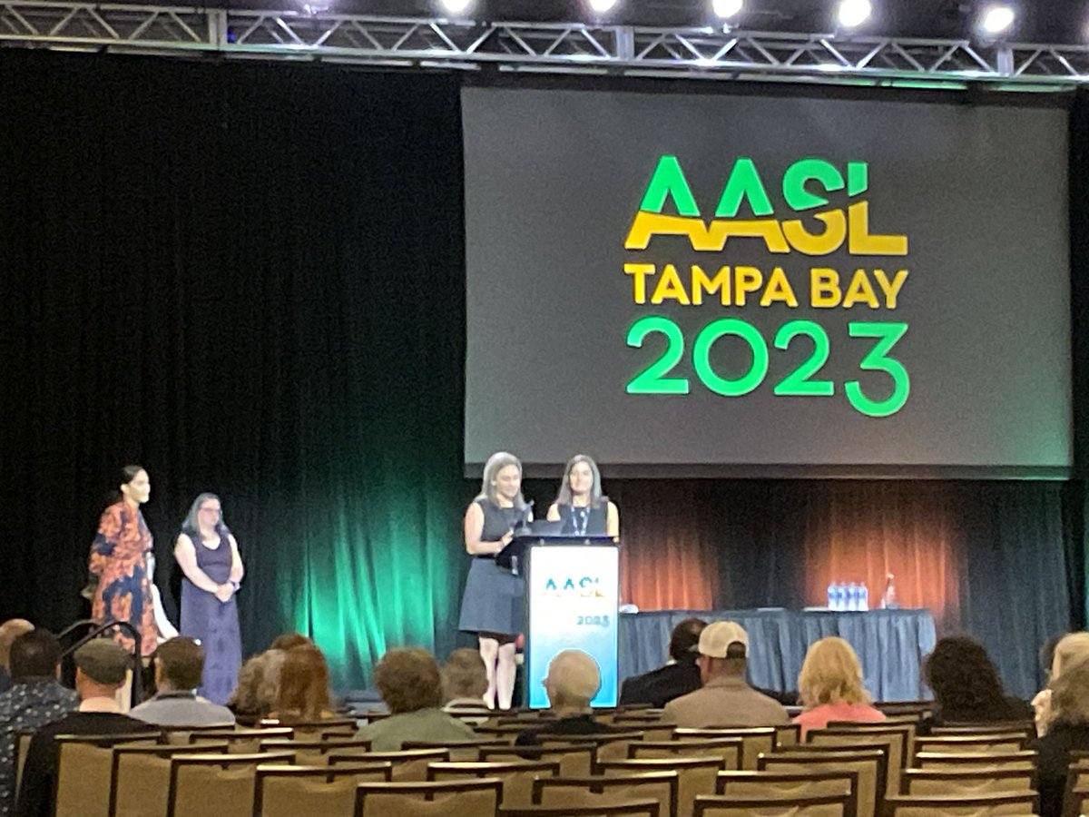 Librarians are spending the next 3days in Tampa,FL to attend the American Association of School Librarians National Conference.We will attend multiple presentations &amp;meetings to learn ideas on how to better create a library that serves students, teachers,&amp; our community.#AASL23