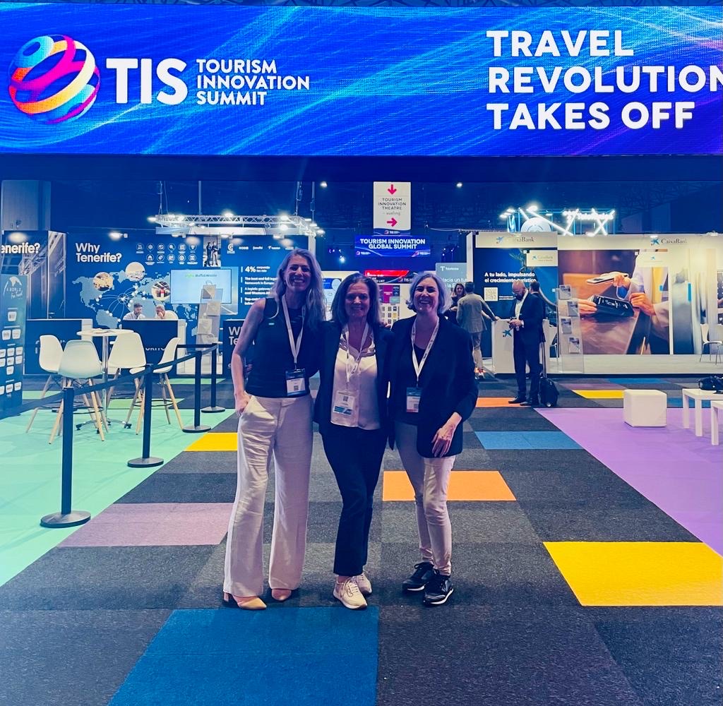 🙌 Encounter of <a href="/Tourbit_EU/">Tourbit</a> partners at the <a href="/tissevilla/">Tourism Innovation Summit</a> Tourism Innovation Summit. 
<a href="/la_cros/">Blanca Cros Moll</a> from the <a href="/turismecat/">Turisme</a> participated in a round table of the #AWFT23. Marta Salvador from <a href="/NestPortugal/">NEST Portugal</a> joint with a stand &amp; Véronique Renard from <a href="/Brussels_hub/">hub.brussels</a> gained insights!
#TIS2023