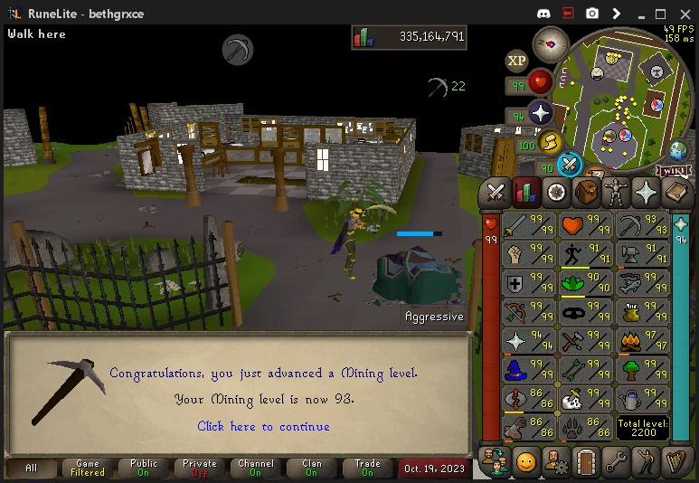 beth_osrs's tweet photo. 2200 on my very neglected main, shoutout to shooting stars https://t.co/sP7mnG5Mi4
