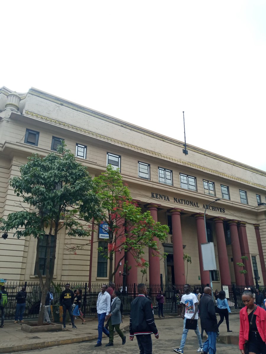 Israel attack #kenyanshavecriedenough
Ezra Chiloba Samidoh Karen Nyamu

What do you know about KENYA NATIONAL ARCHIVES?