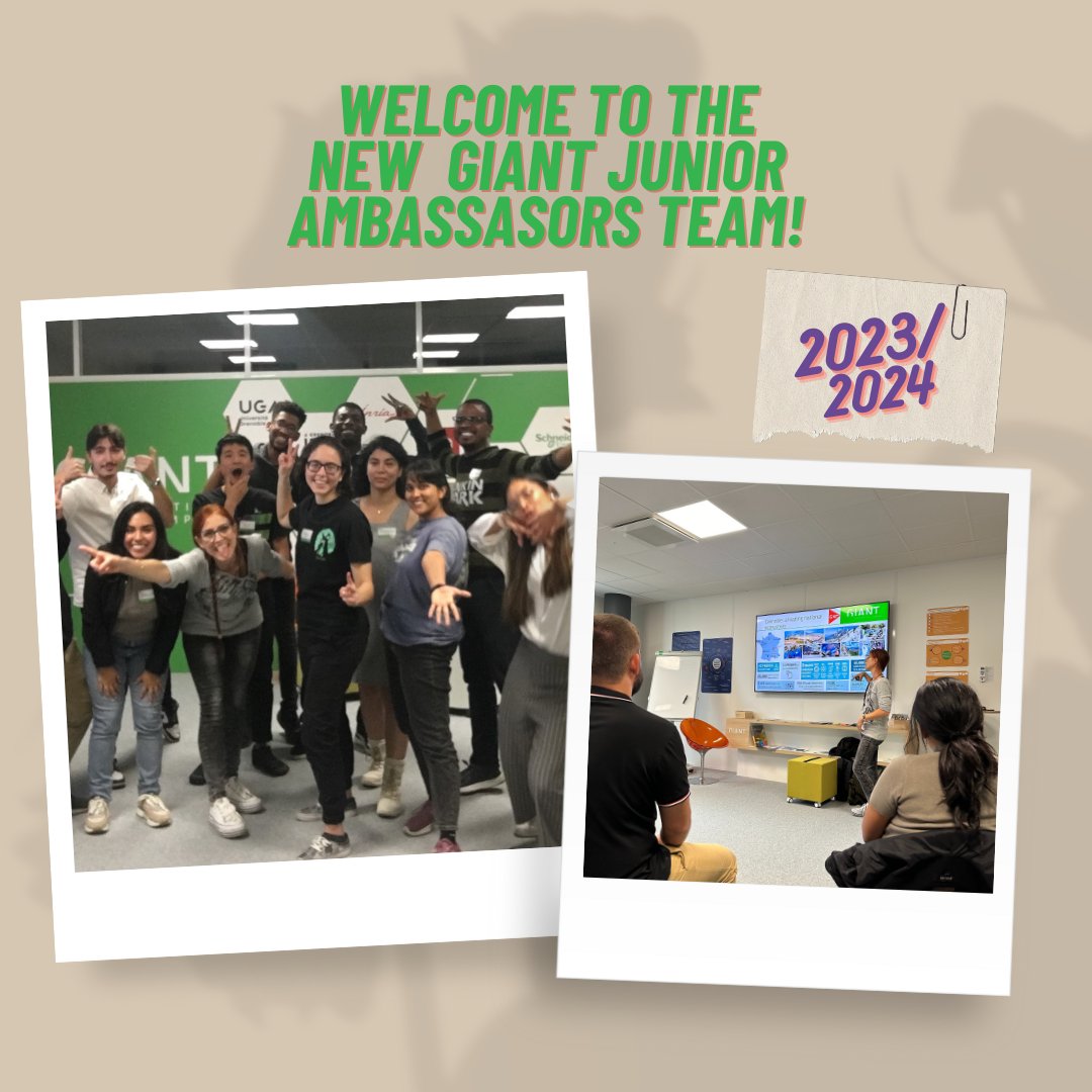 [Giant Junior Ambassadors Programme]

On october,17 was the teambuilding session of the Giant Junior Ambassadors programme with 10 motivated and kindly #PhDStudent 

They will organize the Junior Scientist &amp; the Industry Annual Meeting and PhD afterworks all year long ✨