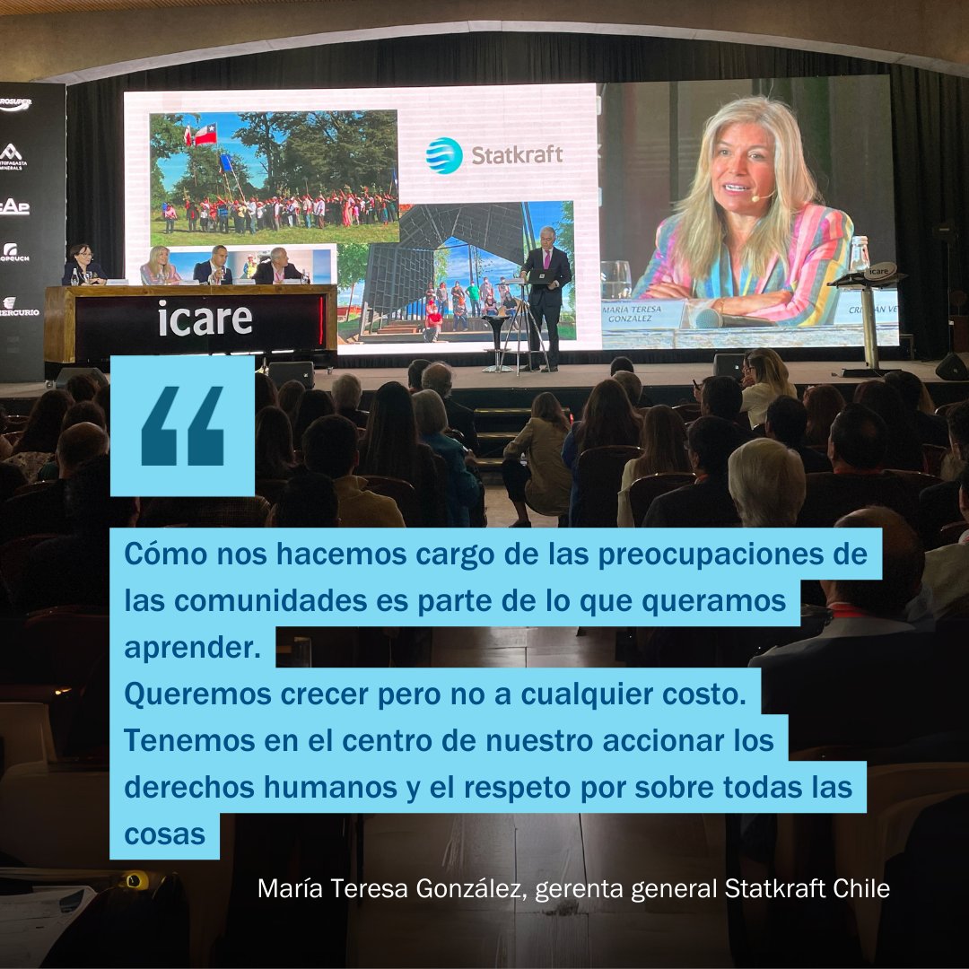 💬 Estuvimos en el Encuentro Empresa y Sociedad: “Más Empresas, Mejores Empresas, Mejor País” organizado por <a href="/icare_chile/">ICARE</a>, donde <a href="/MtgTerry/">M. Teresa González</a> junto a otros panelistas, conversaron sobre el desafío de las expectativas sociales, con miras a la construcción de un proyecto futuro.