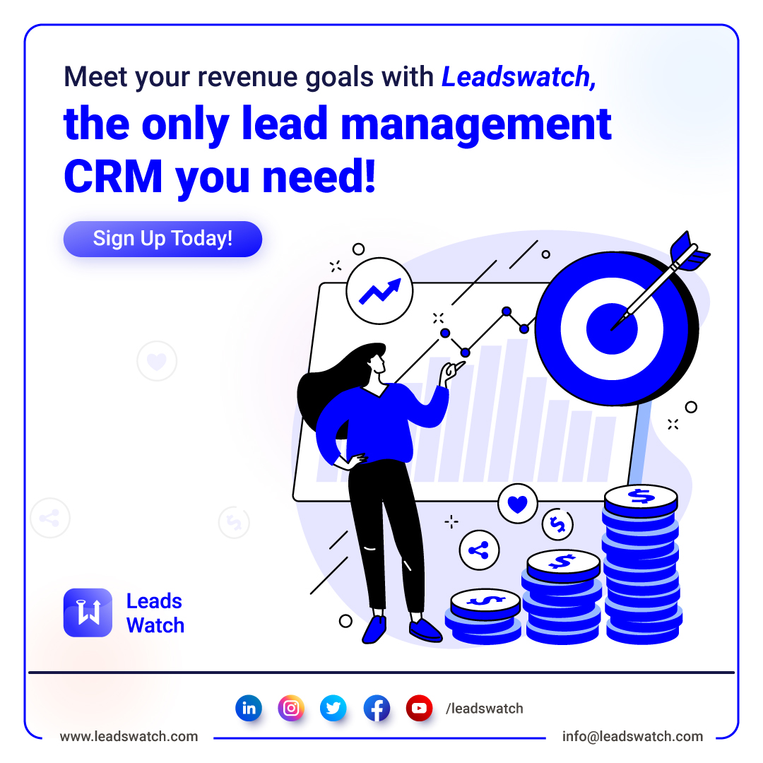 Leadswatch is a paramount lead management CRM with the ability to help you capture thousands of high-quality leads every single month. Sign up today and meet all your revenue goals. leadswatch.com linkedin.com/feed/update/ur…