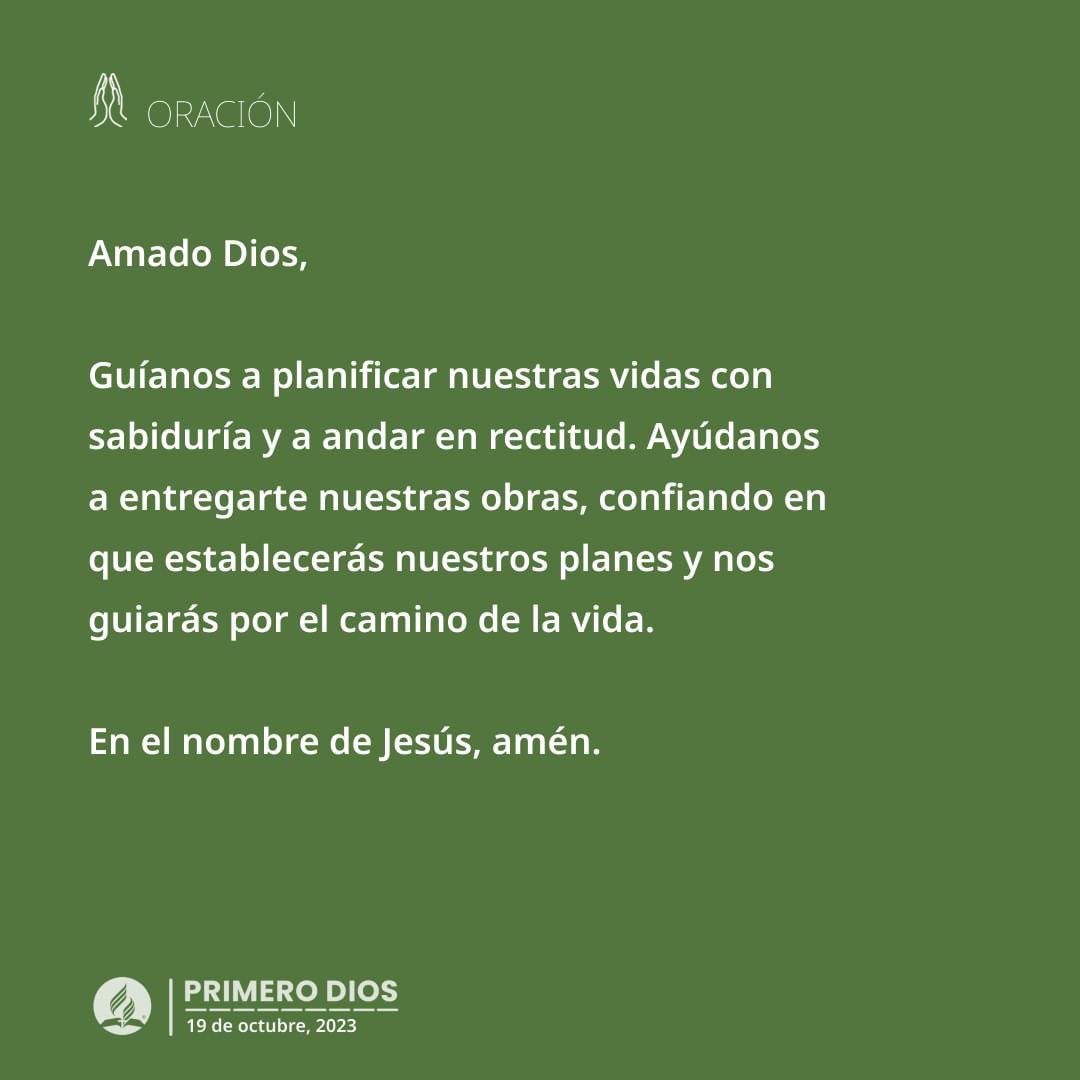 ¿Estás planeando con sabiduría y andando en rectitud? 💭

El capítulo 16 de Proverbios nos enseña la importancia de confiar nuestros planes a Dios y de caminar con rectitud. Estas acciones conducen al éxito y a la vida.

#PrimeroDios #DevocionalDiarioCG #RPSP