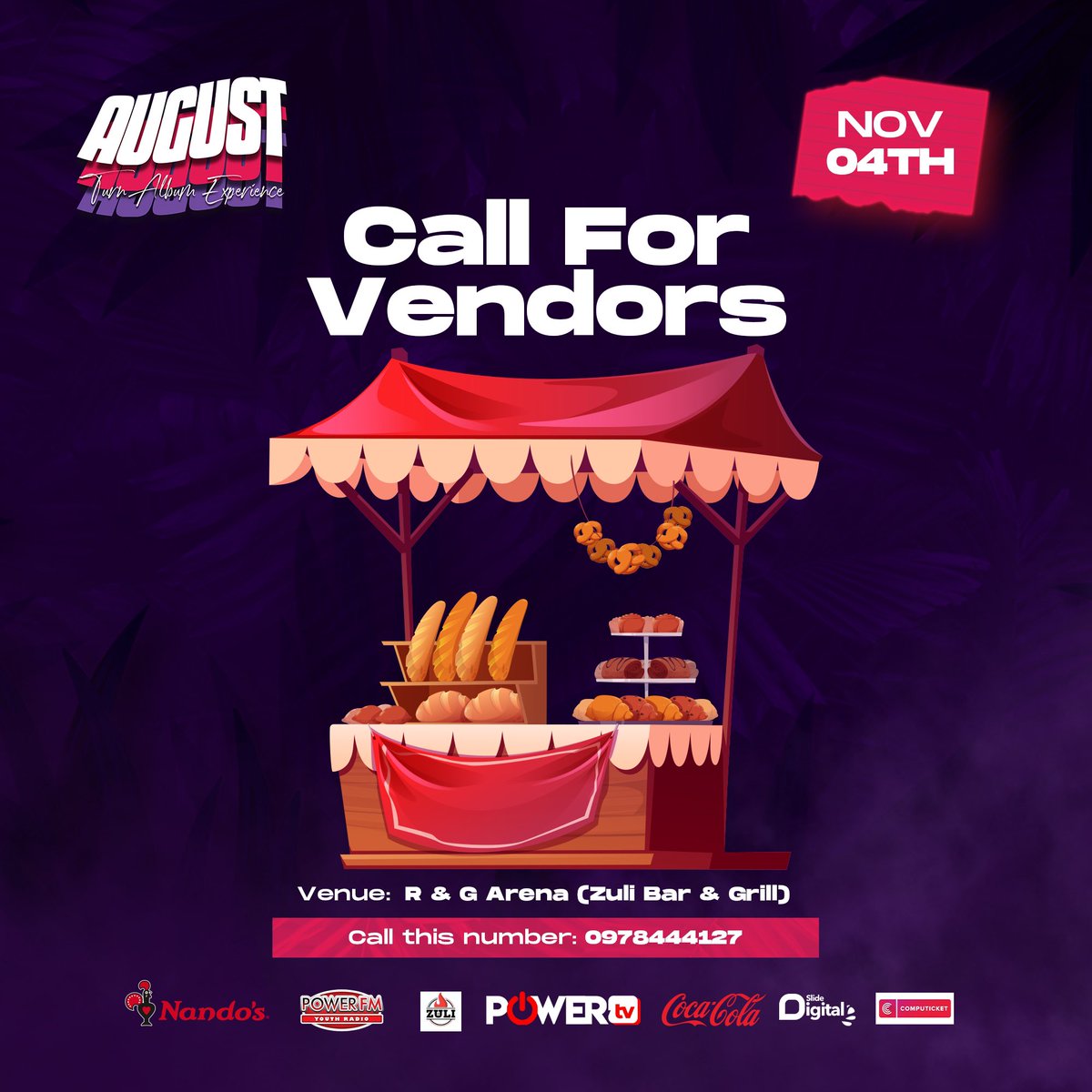 officialJayRox's tweet photo. If you know someone that would like a vendor stand, make sure they see this. Call the line on the artwork if interested. https://t.co/1EFKVdfXzS