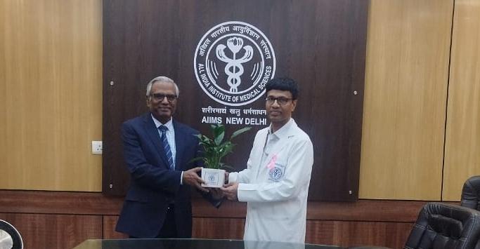 aiims_newdelhi's tweet photo. AIIMS New Delhi congratulates Prof Kameshwar Prasad on being appointed as the Emeritus Professor in the Department of Neurology @AiimsNeurology https://t.co/Omi7ecemat