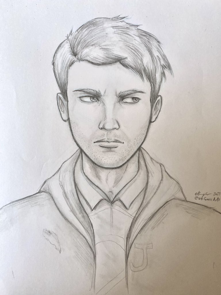 NBComicArts's tweet photo. Felt like drawing my favourite bachelor (Shane) from Stardew Valley. Might do a colour version at some point  #shane #StardewValley #StardewValleyfanart https://t.co/3D6cyVZvn4
