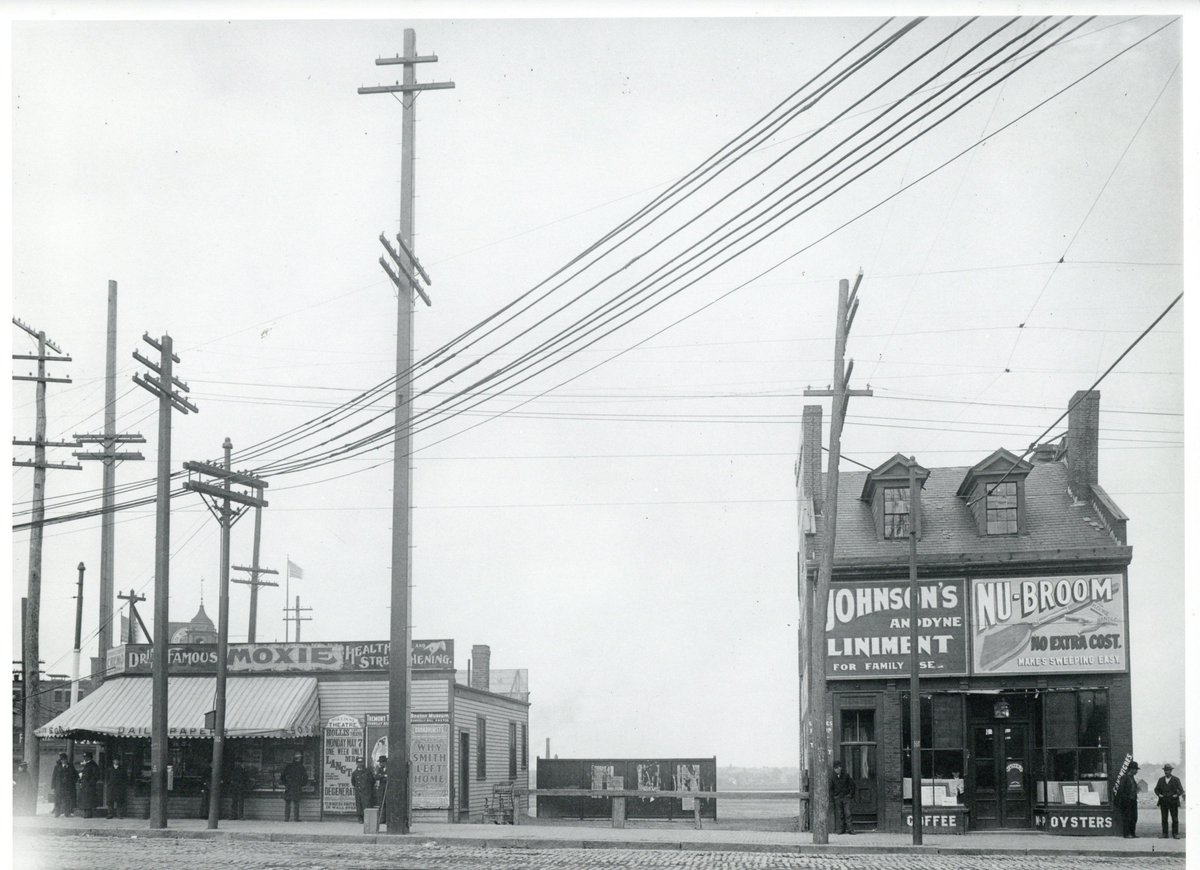 Today's #mysteryphoto is Main Street in #Charlestown in 1899. Thanks for playing, folks! <a href="/universalhub/">Adam Gaffin</a> <a href="/HUBhistory/">Jake @ HUB History</a>