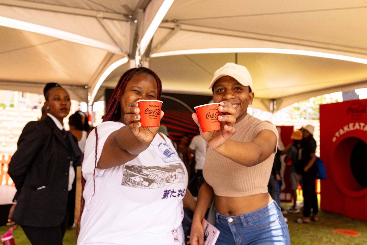 It's vibes on vibes @UPTuks today! 🔥🔥🔥 We're sippin' on Coke and sunshine and the mood is a 10/10 plus 10! 💯 Drop a ❤️ if you've spotted your favs in the crowd. #CokeStudio #RealMagic