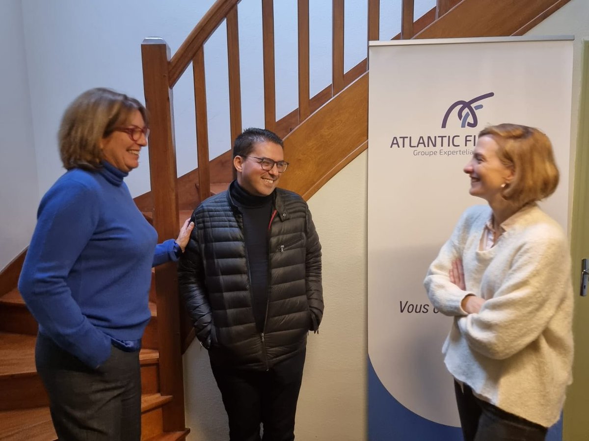 Sur le terrain, encore et toujours !

Plaisir de retrouver mon confrère et ami François @Merlet75 au sein de son cabinet Atlantic Fiduciaire à Saint-Nazaire. L'occasion d'échanger avec les associés et les collaborateurs sur les enjeux de transformation de notre profession.