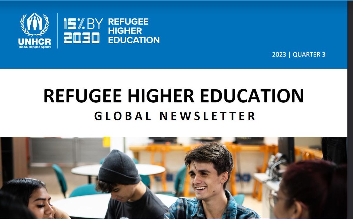 Find the latest edition of the 2023 Global Refugee Higher Education newsletter featuring the project "Leading with Lived Experiences: Refugee Voices Shaping the Future of Higher Education." We are co-leading with Opening Universities for Refugees (OUR).
buff.ly/3QlKQ8O