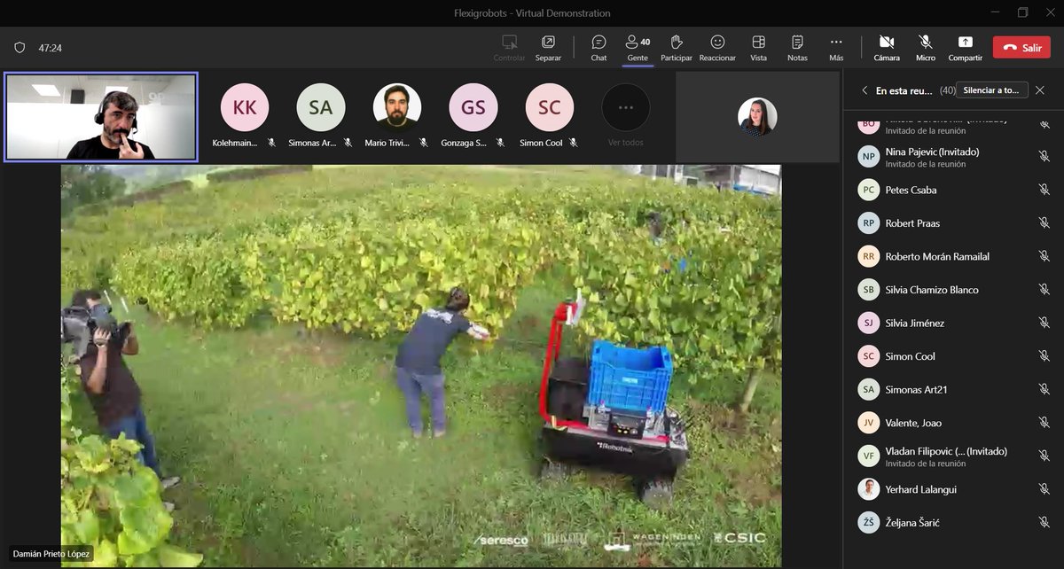 BDS R&D Spain (@eviden_rd_spain) on Twitter photo 🤖 <a href="/FlexiGroBots/">FlexiGroBots</a> 1st pilot demo on 🍇#grapevines, checked✅. Go go for the 2nd: 🌾#rapeseed: 🗓️20/10, 12-13 CET. Showing off the #technology developed in the past 3 years!
#robots #platforms #detect #control #disease #vineyards #agriculture. REGISTER 👉lnkd.in/env28VFB 🤖 <a href="/FlexiGroBots/">FlexiGroBots</a> 1st pilot demo on 🍇#grapevines, checked✅. Go go for the 2nd: 🌾#rapeseed: 🗓️20/10, 12-13 CET. Showing off the #technology developed in the past 3 years!
#robots #platforms #detect #control #disease #vineyards #agriculture. REGISTER 👉lnkd.in/env28VFB