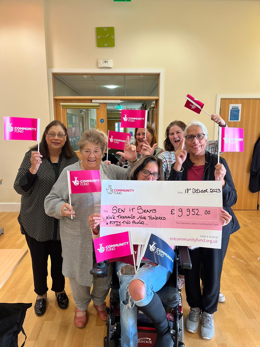 Congratulations to the Sew It Seams group which have recently been awarded 12 months funding from the National Lottery Community Fund! @TNLComFund @SouthLeedsLife