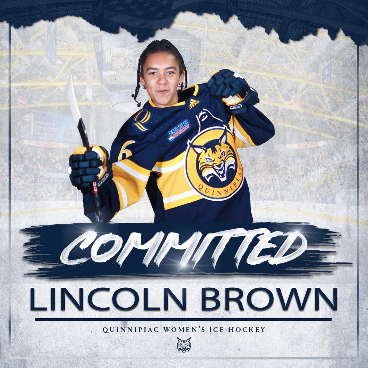 I am extremely proud and honored to announce my commitment to play NCAA Division 1 college hockey and further my academic career at Quinnipiac University. I would like to thank my family, friends, teammates, and coaches who have all helped me achieve my dream. #gobobcats