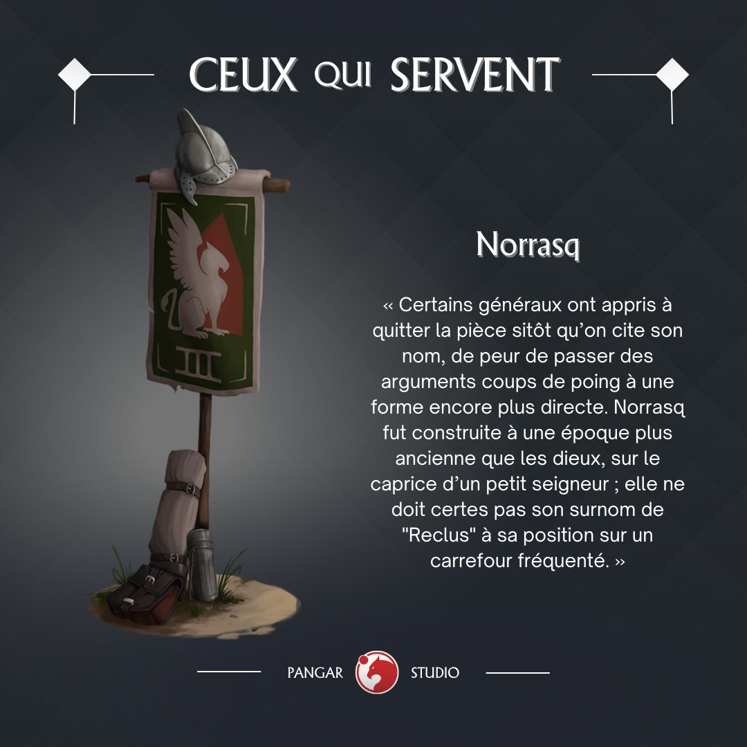 Pangar_Studio's tweet photo. 🇬🇧 Norrasq : this citadel houses the IIIrd cohort of riders, along with their griffins nestled under the Dome that crowns the fortress...

🇫🇷 Norrasq : cette citadelle accueille la IIIe cohorte de chevaucheurs. Leurs griffons nichent sous le Dôme qui couronne la forteresse... https://t.co/bOlkLUQDat