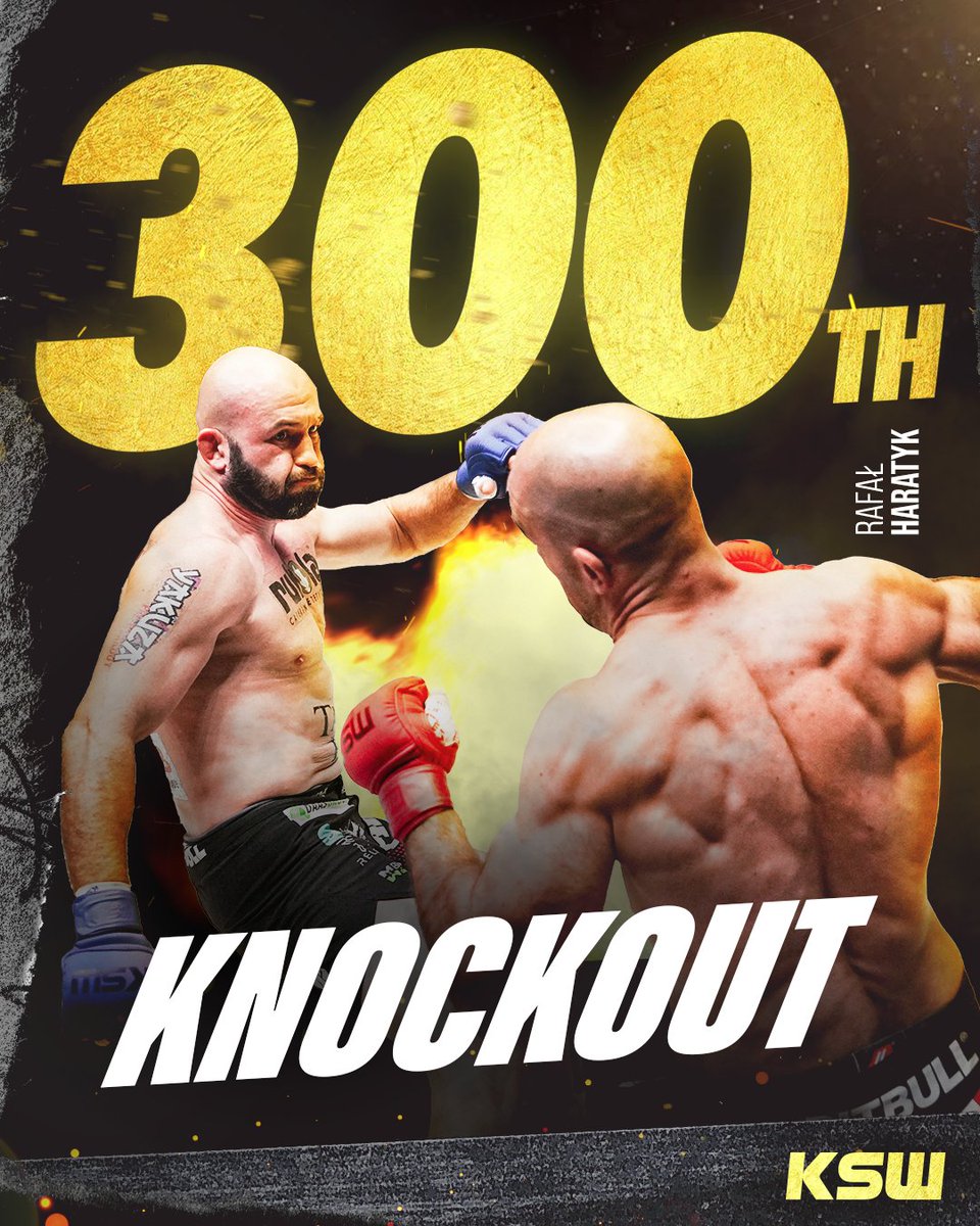 KSW_MMA's tweet photo. HUGE milestones reached at #KSW87 over the weekend! 🙌
Our 8⃣0⃣0⃣th fight & 3⃣0⃣0⃣th knockout!
KSW, bringing you action for 2⃣0⃣+ years!