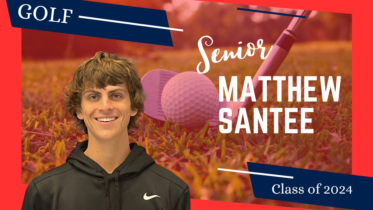 Congrats Senior Golfers!   Class of 2024!