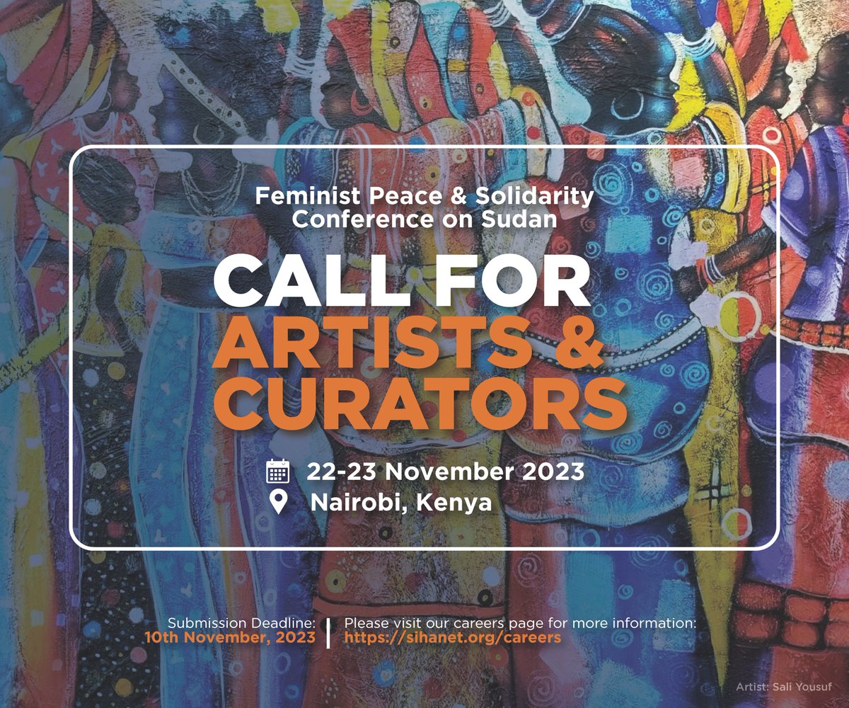 🚨 Exciting Announcement 🚨

💡We are curating an art exhibition that will shed light on the Sudan war and the harrowing issue of sexual violence and how it affects women and girls in the country!

Would you be interested in presenting your art 📸🎥📝? 

 If so, please submit