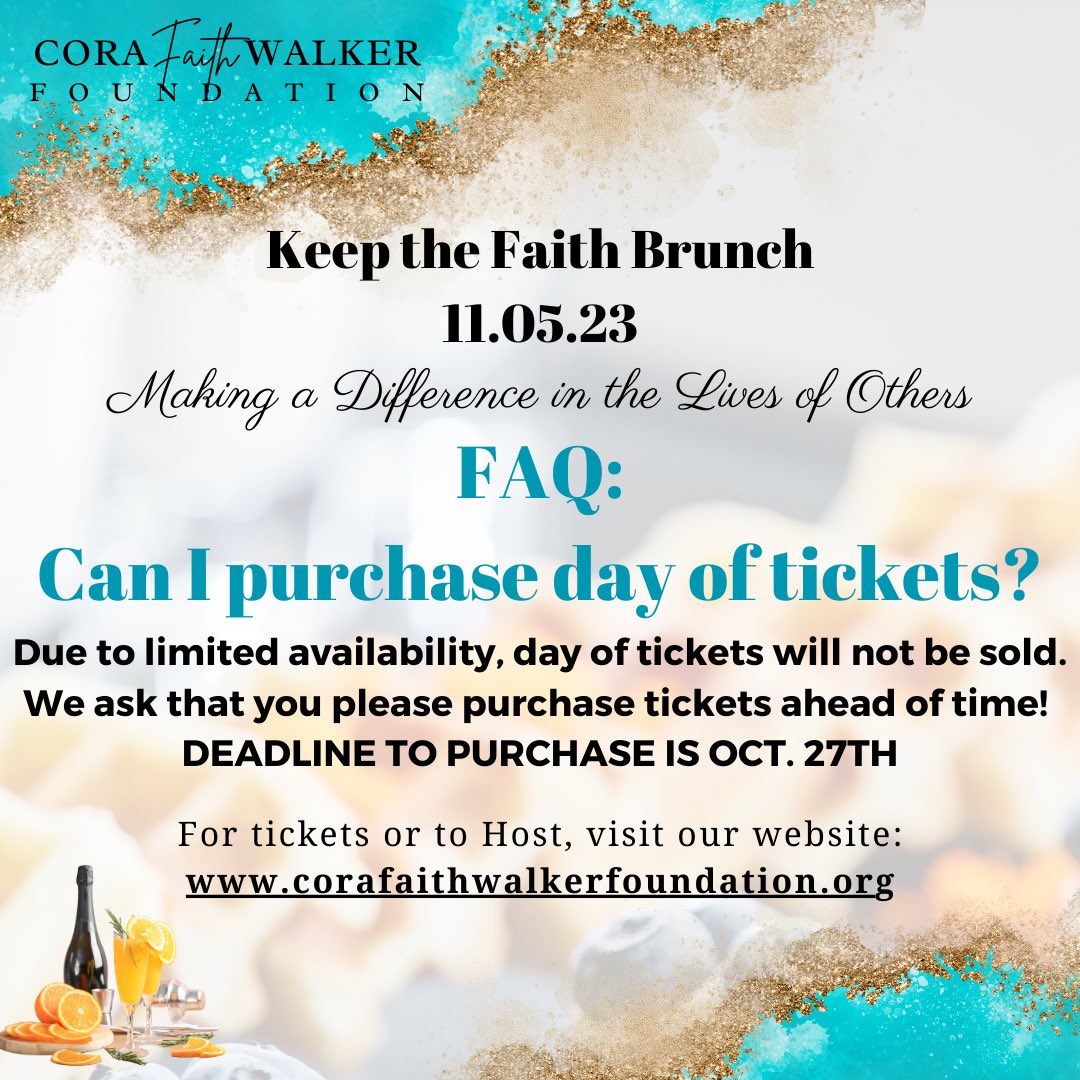 corasfoundation's tweet photo. Deadline to purchase tickets is Oct. 27th. Click the link to purchase TODAY💛 https://t.co/36Gz8Yg5lR https://t.co/sU8xvFgNry