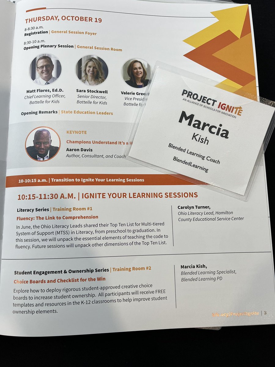 dsdPD's tweet photo. Excited to be presenting “Checklist and Choice Boards for the Win” at the @battelleforkids #projectignite conference. Moving the classrooms from engagement to ownership with one choice at a time. https://t.co/4K8jmAruMb