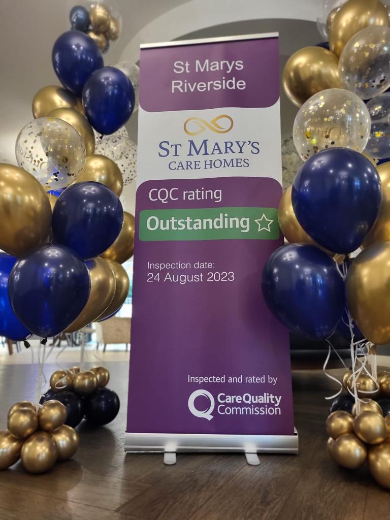 #Hessle Care Home Celebrates 'Outstanding' #CQC Rating Setting New Standard in Excellence! The incredible team at St Mary's Riverside Care Home celebrated with residents with cake and fizz.
Well done to all!
For more information: stmarys.care/riverside