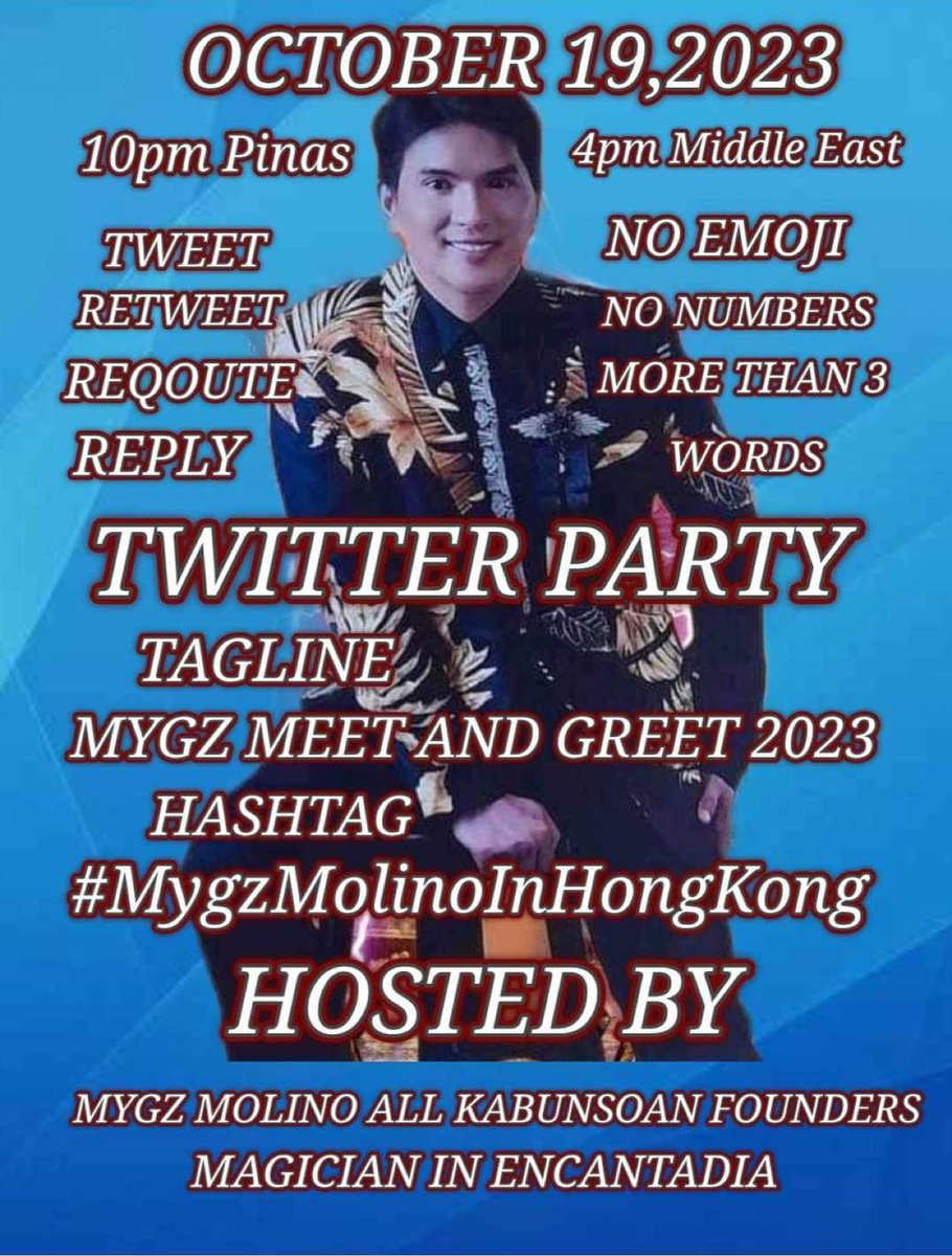 MalouCarbinilla's tweet photo. MYGZ MEET AND GREET 2023

#MygzMolinoInHongkong https://t.co/P1DNJlZpdU
