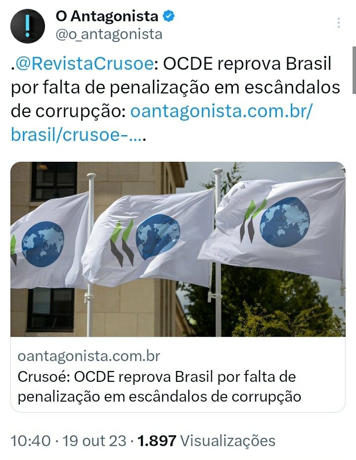 Aqui não tem corrupção' - Crusoé