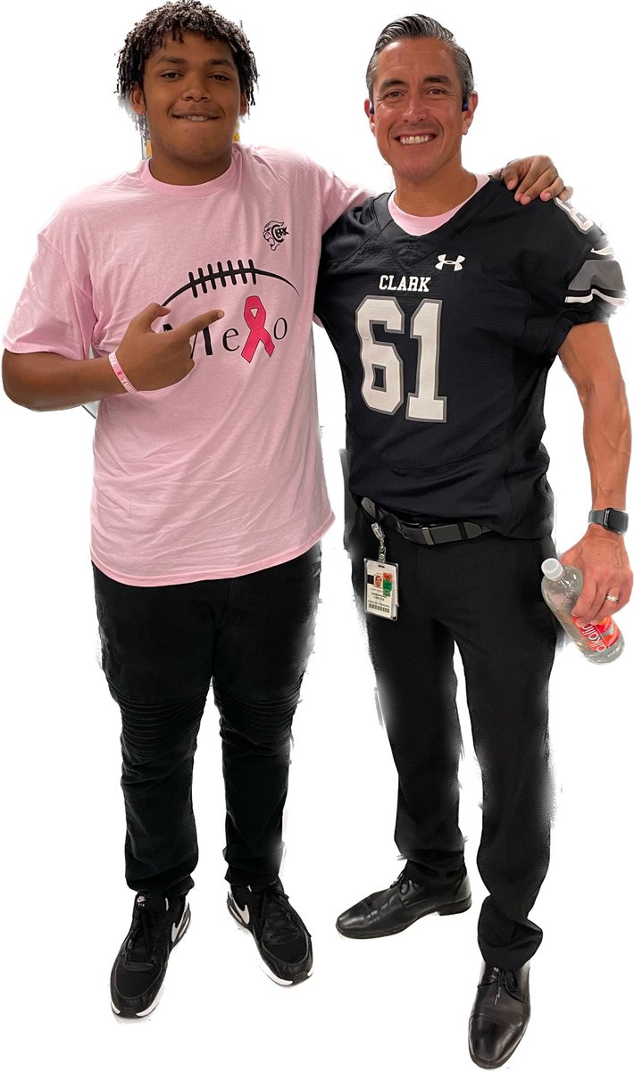 Look who received his first jersey today!! <a href="/NISDClark/">Tom C. Clark HS</a>