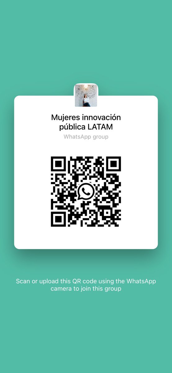 ¡Migramos a WhatsApp! En 2019, cuando creé “la red latinoamericana de #mujeres en #innovaciónpública”ninguna red social permitía tener más de 200 personas en un grupo. Ahora que sí, la idea es dinamizarla y darle fuerza. ¡Únanse! Ya somos 400+.

*Y sí: es solo para mujeres*.