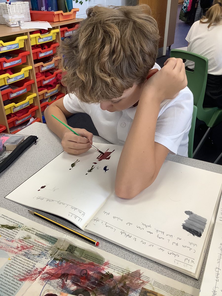 After studying LS Lowry, we are today focusing on drawing and painting people in the ‘matchstick people’ style.