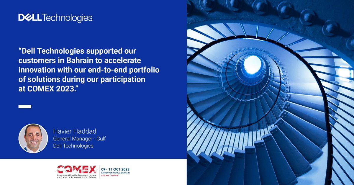 #DellTech accelerated new paths to driving #innovation for our customers in #Bahrain in with our creative participation at #comex2023