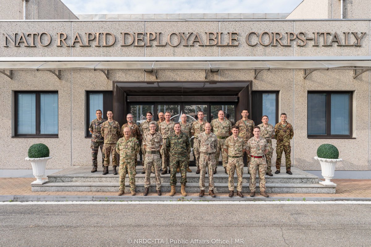 🌍 NRDC-ITA Fosters #InternationalCooperation 🤝

On the 12th and 13th of October, #NRDCITA had the distinct privilege of hosting Brigadier Tim Crossland and his dedicated team from the 102 Operational Sustainment Brigade 🇮🇹🇬🇧

The visit was marked by engaging discussions and a…