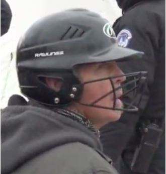 🔍🔍PLEASE RETWEET🔎🔎 #Consequences #Jan6thInsurrection #FBI is seeking to identify this person involved at the Capitol on 1/6 If this person looks familiar contact FBI at tips.fbi.gov or 1-800-225-5324. Reference: #axehandlebaseballhelmet CC: @BadBradRSR