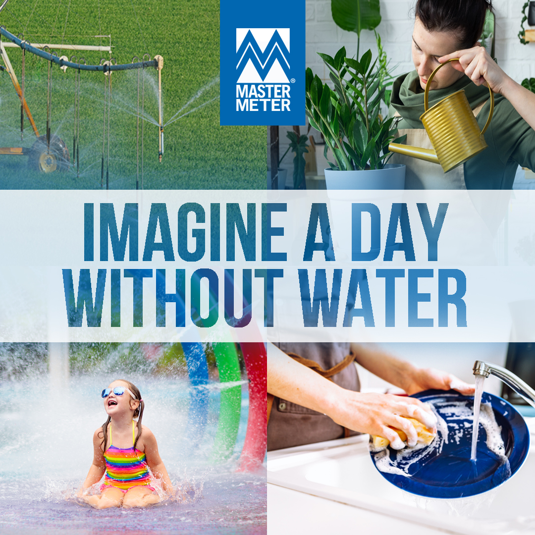 #MasterMeter is raising awareness for #ImagineADayWithoutWater🚰This day serves as an opportunity for organizations from all sectors to start the conversation about the vital role of water. Let's take action to protect this precious resource because #EveryDropCounts.